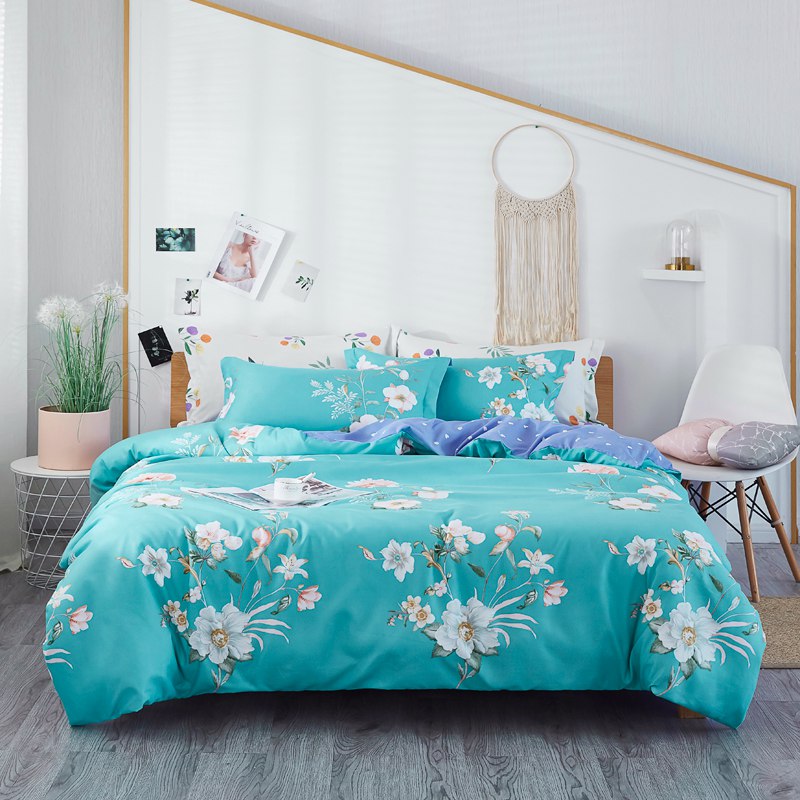 甄选生态磨毛四件套-花开盛宴