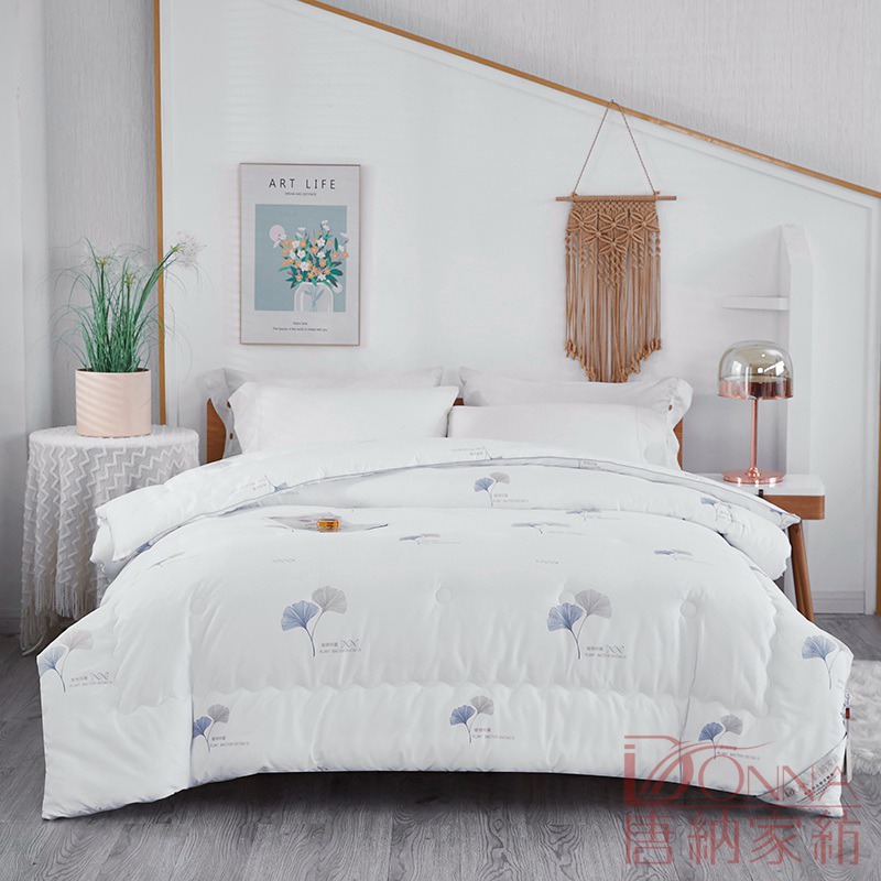 贵芙绒暖心被-银杏叶