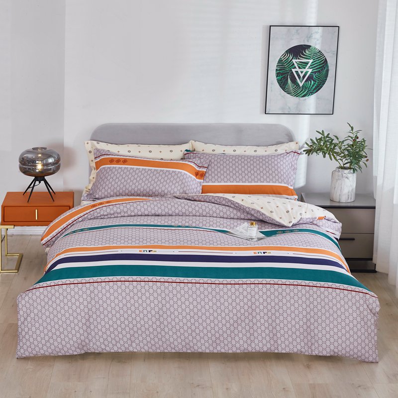 生态暖绒四件套-摩卡